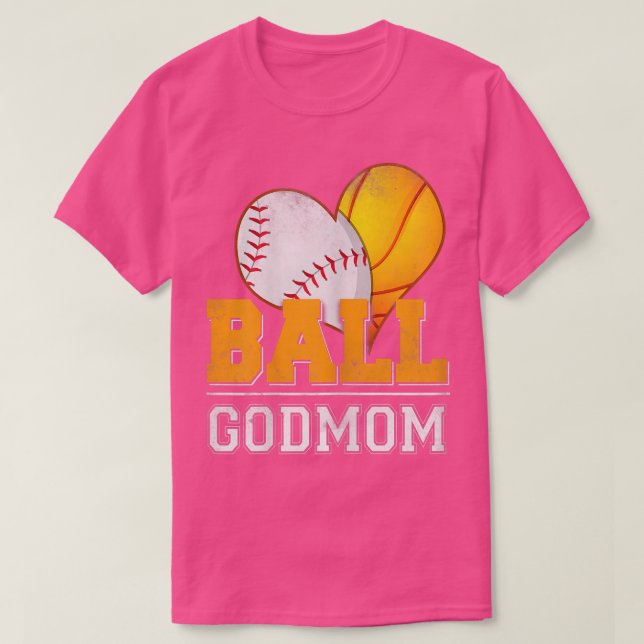 T-shirt Ball Godmaman Baseball Joueur de basket-ball Godmè (Design devant)