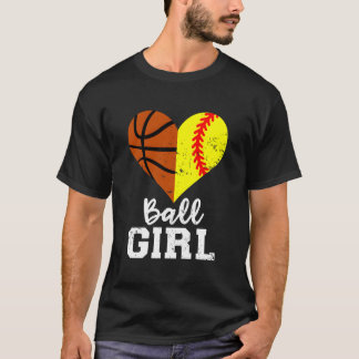 T-shirt Ball He Softball Basketball