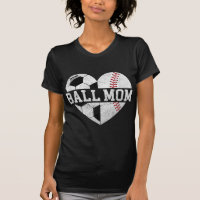 Ball Maman Coeur Amusant Baseball Soccer Maman