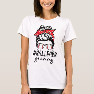 T-shirt Ball Park Grammy Baseball softball Fête des Mères