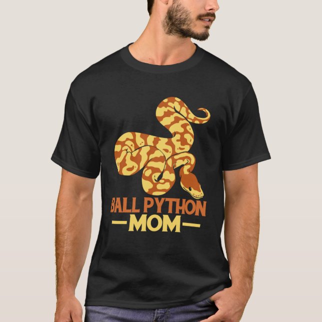 T-shirt Ball Python Maman (Devant)