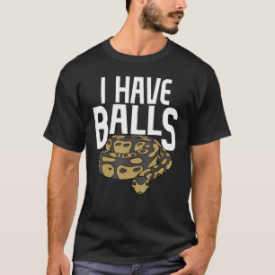 T-shirt Ball Python Snake J'Ai Des Boules