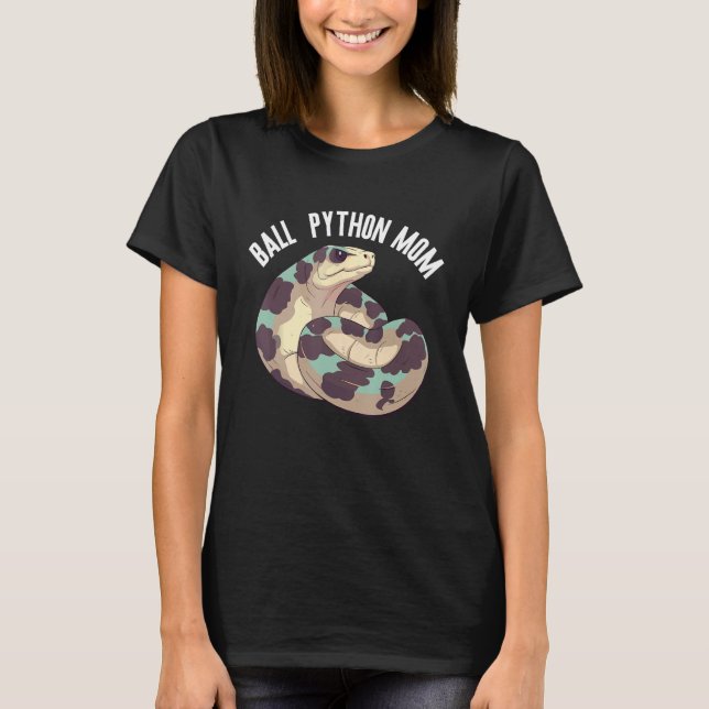 T-shirt Ball Python Snake  Reptile  Noodle Reptile Snek 5 (Devant)