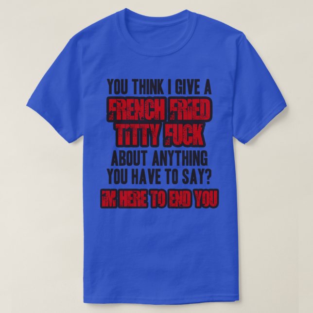 T-shirt Balle de Doom Patrol Français Fry jurer (Design devant)