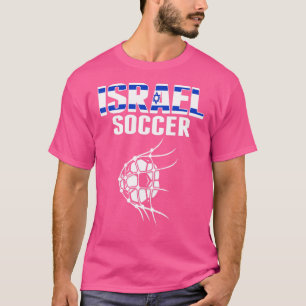 T-shirt Balle de football israélienne dans le filet