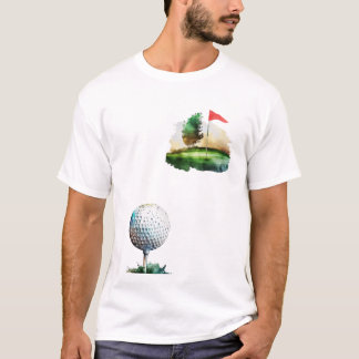 T-shirt balle de golf
