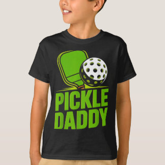 T-shirt Balle de pickle Dink pour père papa pickleball hom