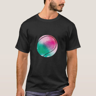 T-shirt Balle de tennis colorée