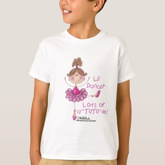 T-shirt Ballerina avec ATUTUde (Devant)