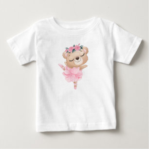 T-shirt Ballerina Bear Baby