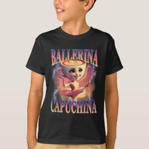 T-shirt Ballerina Capuchina Funny Italien Brainrot meme Hu