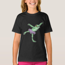 Ballerina de grenouille danse ballet