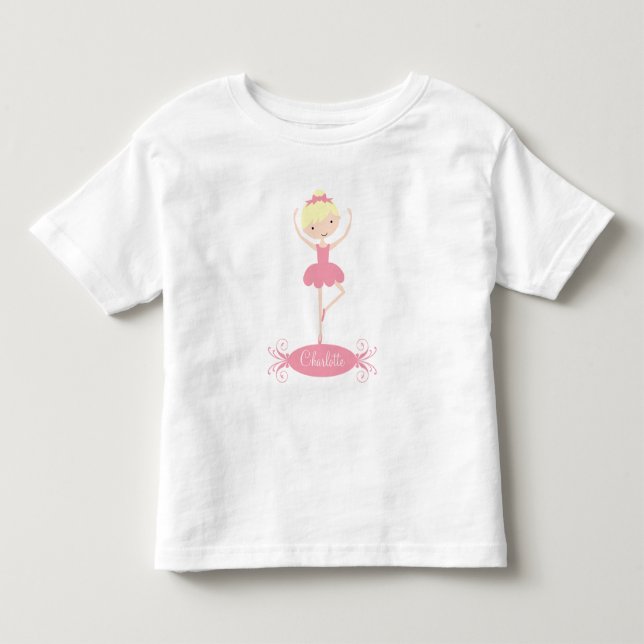 T-shirt Ballerina Girls personnalisée (Devant)