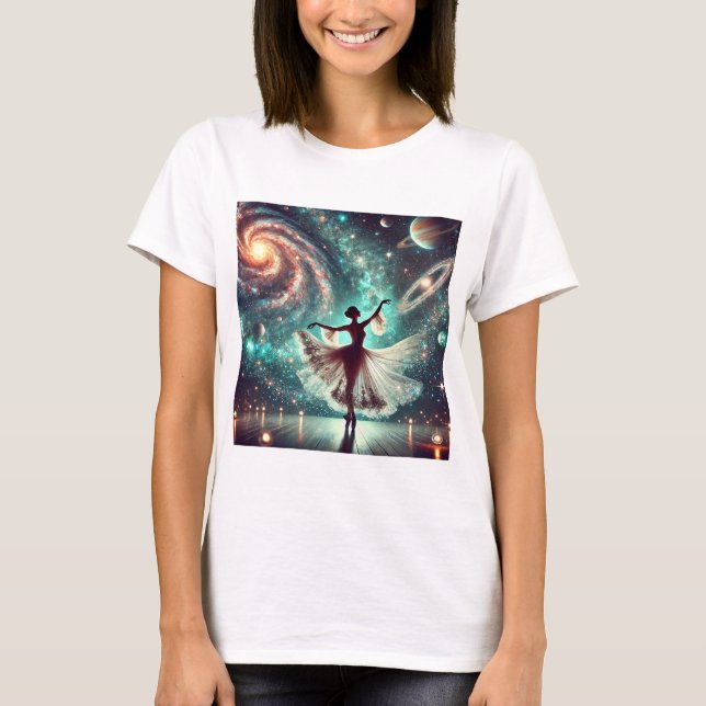 T-shirt Ballerina spatiale (Devant)