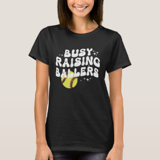 T-shirt Ballers de levage super softball Cheer Mama