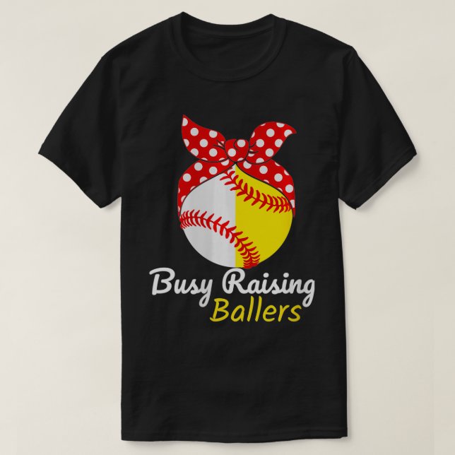 T-shirt Ballers d'éducation occupés femmes VNeck  (Design devant)