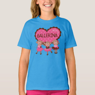 T-shirt Ballet de singe
