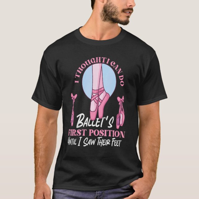 T-shirt Ballet Pour Danse De Ballet Aspirant (Devant)