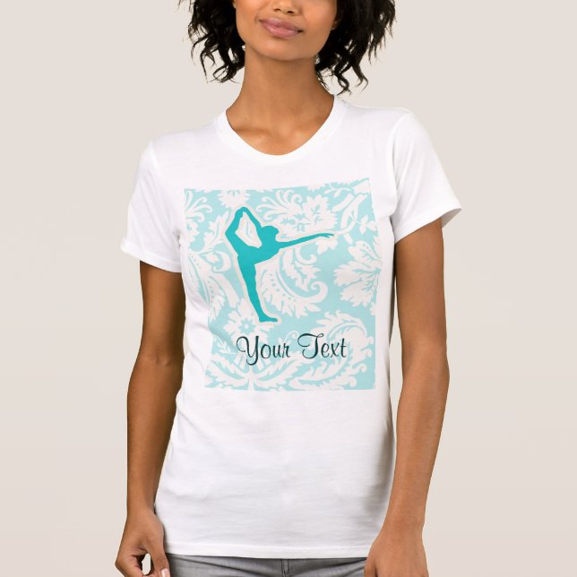 T-shirt Ballet turquoise (Devant)