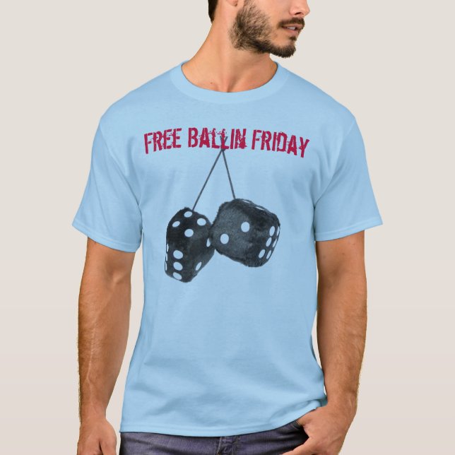 T-shirt Ballin libre vendredi (Devant)