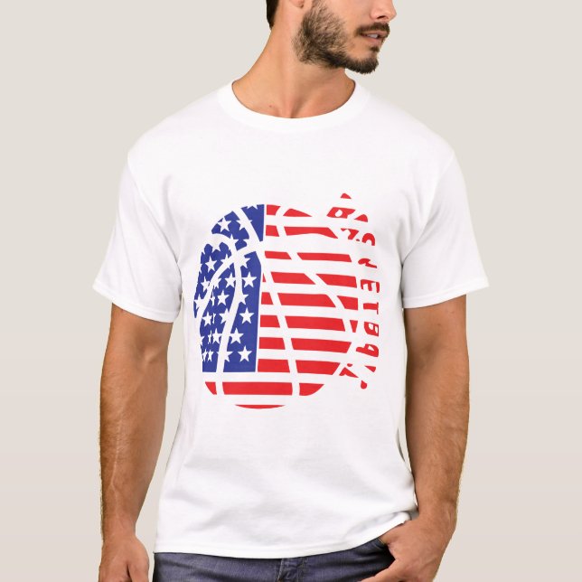T-shirt ballon basket americain 2906 (Devant)