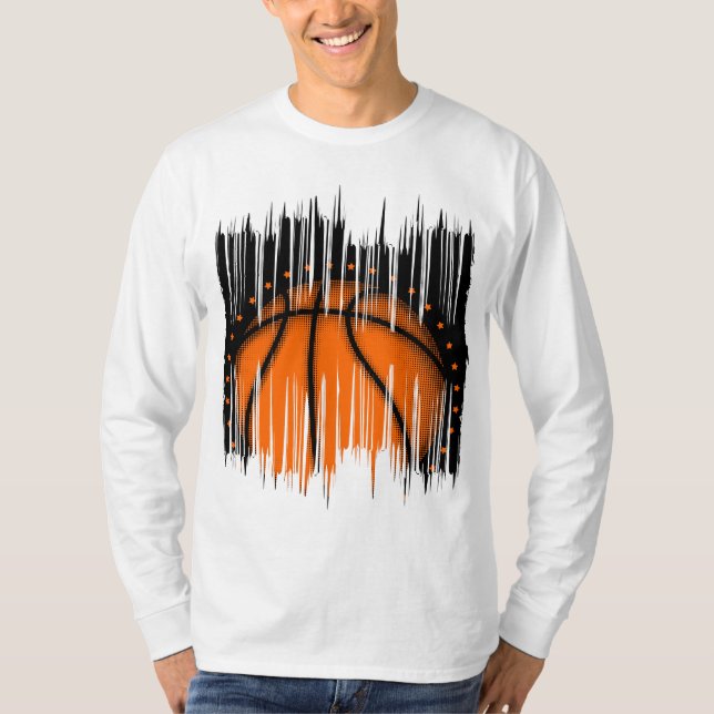 T-shirt ballon de basket (Devant)