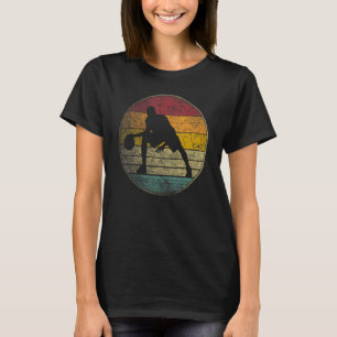 T-shirt Ballon de Basket Vintage Usé Style Rétro 70s