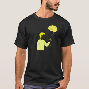 T-shirt Ballon de cerveau esthétique • Art drôle de surana