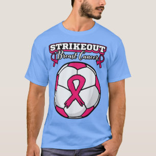 T-shirt Ballon de foot Ruban de sensibilisation rose Grève