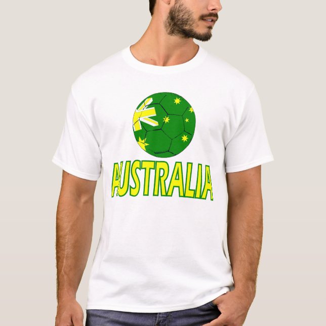 T-shirt Ballon de football australien (Devant)