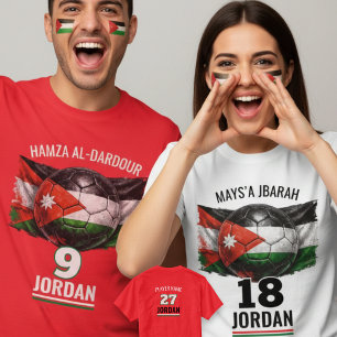 T-shirt Ballon de football du patrimoine du drapeau nation