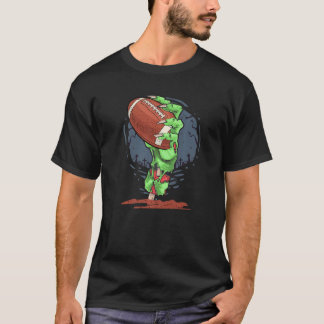 T-shirt Ballon de football Mains de Zombie Halloween Horre