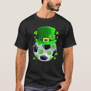 T-shirt Ballon de Football Trèfle Drôle Saint Patrick Irla