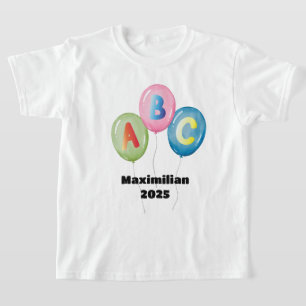 T-shirt Ballons ABC bunt - Écolier 2025