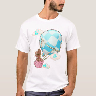 T-shirt Ballons d'air chaud mignonne Amoureux des chiens G