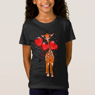 T-Shirt Ballons de coeur de la belle Valentine