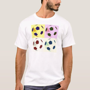 T-shirt Ballons de football d'art de bruit