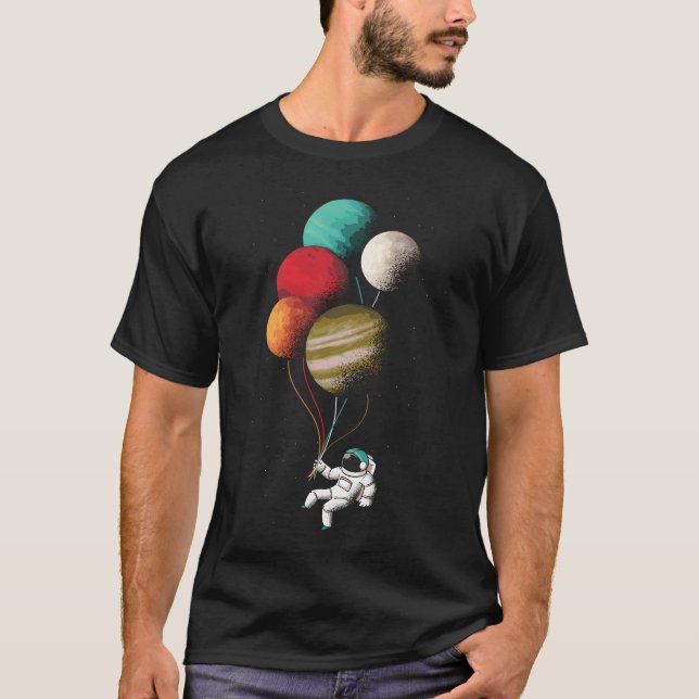 T-shirt Ballons flottants de la planète (Devant)
