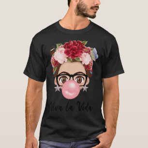 T-shirt Ballons VIva Frida Kahlo peintre art pour les fans