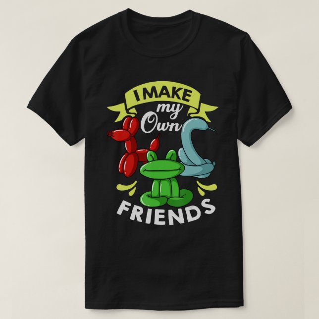 T-shirt Balloon Animal Gift Artiste Twister Twisting T-Shi (Design devant)