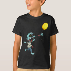 T-shirt Balloon d'anniversaire Zombie - Drôle mignon Zombi