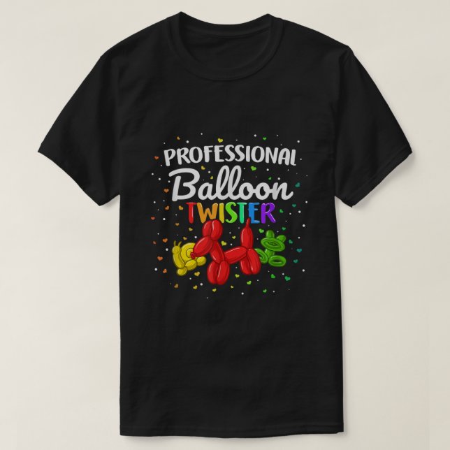 T-shirt Balloon professionnel Animal Twister Artiste Twist (Design devant)