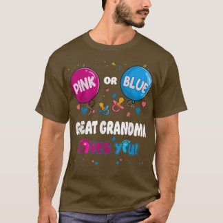 T-shirt Balloon rose ou bleu Grand grand grand-mère vous a