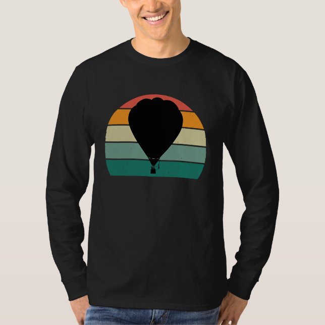 T-shirt Balloonist Balloon Fire Mongolfiere Zeppelin Hot A (Devant)