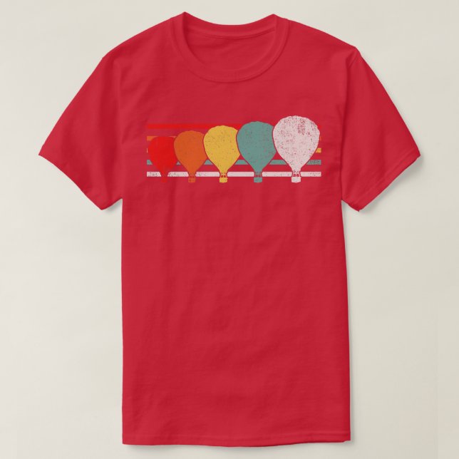 T-shirt Ballooniste à ballon à air chaud (Design devant)