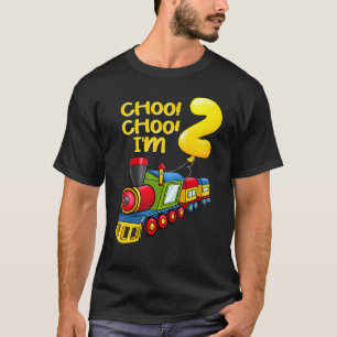 T-shirt Balloons Jeunesse J'ai 2 ans Garçons Train 2e Birt