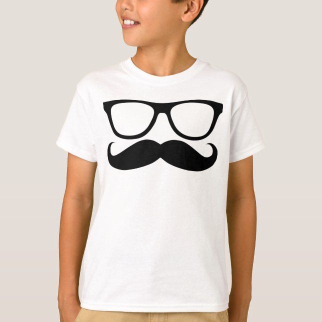 T-shirt Ballot de moustache (Devant)