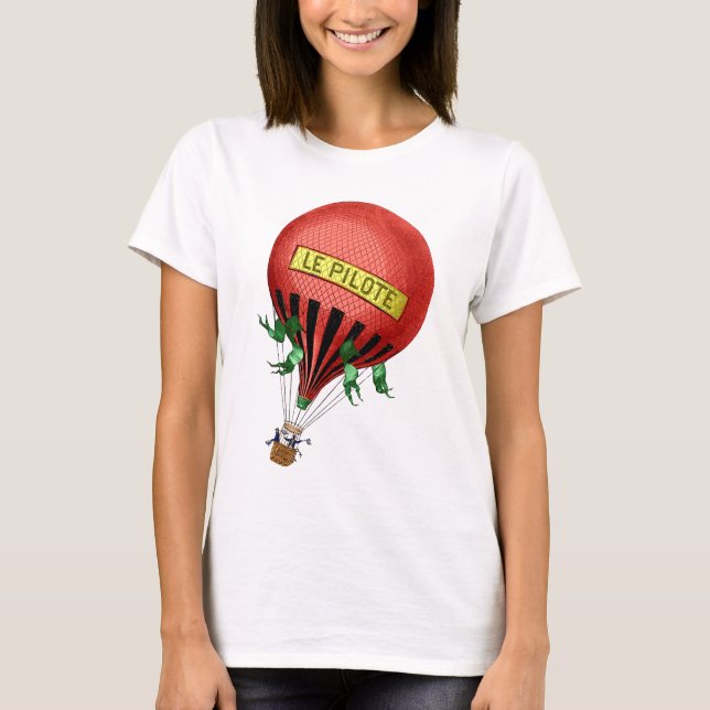 T-shirt Ballotte à air chaud Jardin De Tuileries (Devant)