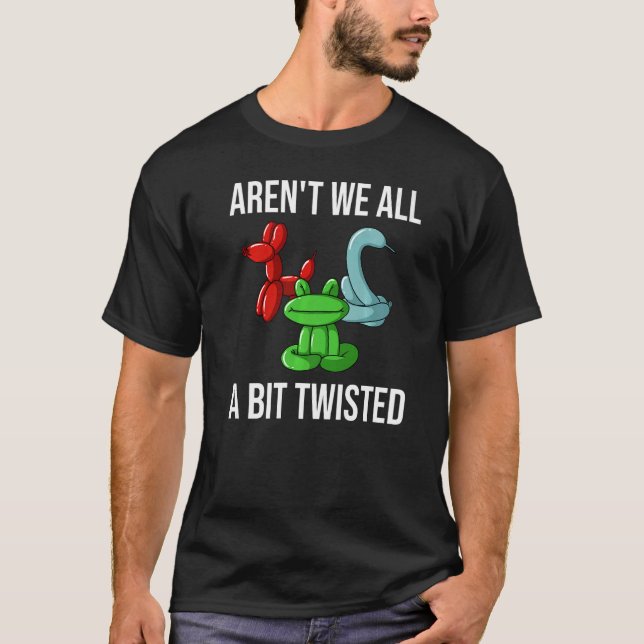 T-shirt Ballotte Artiste Animal Twister Twisting (Devant)
