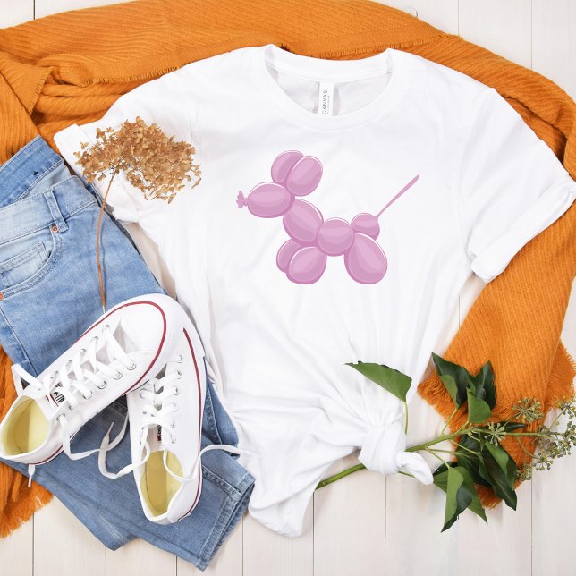 T-shirt Ballotte rose animal mignon chien (Créateur téléchargé)